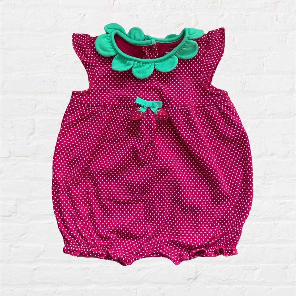 Cute Strawberry Gymboree Romper